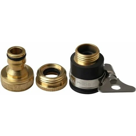 Round Faucet Connector, Brass Hose Connectors Diameter 1/2&39&39 To 3/4&39&39 Universal Garden Hose Faucet Adapter 7 Round Faucet Connector, Brass Hose Connectors Diameter 1/2&39&39 To 3/4&39&39 Universal Garden Hose Faucet Adapter - Image 5