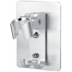 Shower Head Holder, Adjustable Shower Head Holder Wall Mount Adhesive Shower Holder(silver).. -Bathroom Faucet Store 100164998 2
