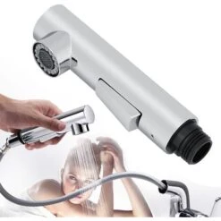 Kitchen Bathroom Pull Out Faucet Sprayer Shower Water Tap Spray Head Replacement Accessory 9 Kitchen Bathroom Pull Out Faucet Sprayer Shower Water Tap Spray Head Replacement Accessory -Bathroom Faucet Store 100275975 3