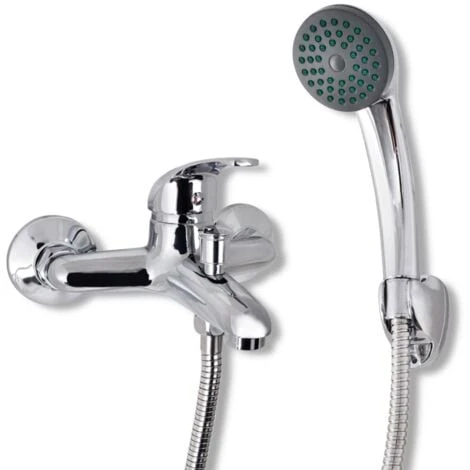 Bath Shower Mixer Tap Kit Chrome VidaXL 3 Bath Shower Mixer Tap Kit Chrome VidaXL