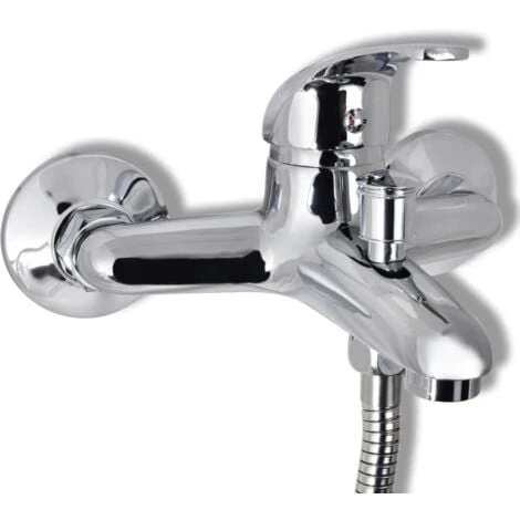 Bath Shower Mixer Tap Kit Chrome VidaXL 7 Bath Shower Mixer Tap Kit Chrome VidaXL - Image 5