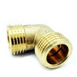 Brass Water Pipe Male Elbow Adapter Connector 1/2 Inch BSP Thread Fittings 5 Brass Water Pipe Male Elbow Adapter Connector 1/2 Inch BSP Thread Fittings -Bathroom Faucet Store 1196901 2