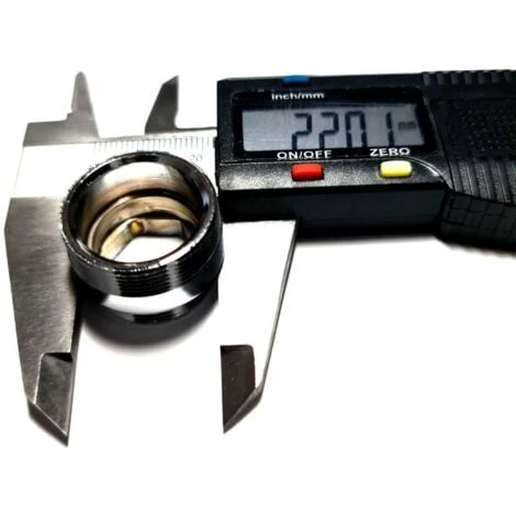 Solid Metal Adaptor For Water Saving Kitchen Faucet Tap Aerator 22mm To 24mm 5 Solid Metal Adaptor For Water Saving Kitchen Faucet Tap Aerator 22mm To 24mm - Image 3