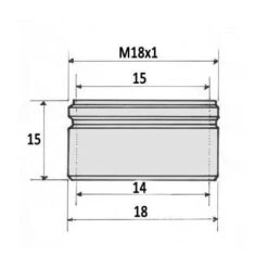 18mm Water Saving 6 L/min Faucet Tap Spout Aerator Nozzle M18 Male + Gasket 9 18mm Water Saving 6 L/min Faucet Tap Spout Aerator Nozzle M18 Male + Gasket -Bathroom Faucet Store 1208270 3