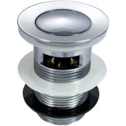 Ozone Contemporary Chrome Waterfall Bathroom Basin Mixer Tap & Waste -Bathroom Faucet Store 13068992 5