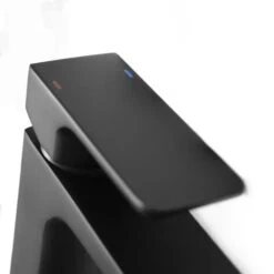 Astra Modern Matte Black Cloakroom Basin Single Lever Tap + Waste 11 Astra Modern Matte Black Cloakroom Basin Single Lever Tap + Waste -Bathroom Faucet Store 13069339 5