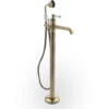 Milano Elizabeth - Traditional Freestanding Bath Shower Mono Mixer Tap With Lever Handle - Brushed Gold -Bathroom Faucet Store 15474799 1