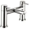 Bristan Blitz Bath Filler Tap Pillar Mounted - Chrome -Bathroom Faucet Store 15721130 1