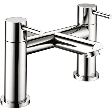 Bristan Blitz Bath Filler Tap Pillar Mounted - Chrome 3 Bristan Blitz Bath Filler Tap Pillar Mounted - Chrome