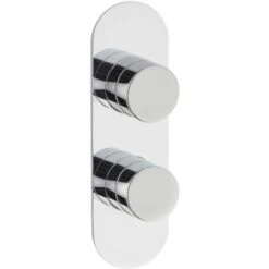 Hudson Reed Indus Concealed Shower Valve With Diverter Dual Handle - Chrome 8 Hudson Reed Indus Concealed Shower Valve With Diverter Dual Handle - Chrome -Bathroom Faucet Store 15722966 3