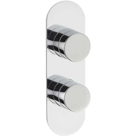 Hudson Reed Indus Concealed Shower Valve With Diverter Dual Handle - Chrome 5 Hudson Reed Indus Concealed Shower Valve With Diverter Dual Handle - Chrome - Image 3