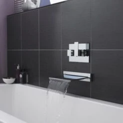 Hudson Reed Waterfall Filler Spout Shower/Bath - Chrome 7 Hudson Reed Waterfall Filler Spout Shower/Bath - Chrome -Bathroom Faucet Store 15723238 3