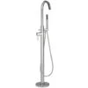 Milano Mirage - Modern Freestanding Bath Shower Mixer Tap With Hand Shower Handset - Chrome 1 Milano Mirage - Modern Freestanding Bath Shower Mixer Tap With Hand Shower Handset - Chrome -Bathroom Faucet Store 15877079 1