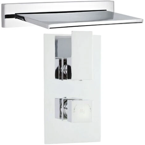 Hudson Reed Waterfall Bath Filler Spout With Concealed Shower Valve - Chrome 3 Hudson Reed Waterfall Bath Filler Spout With Concealed Shower Valve - Chrome