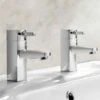 Boston Contemporary Set Of Hot And Cold Basin Sink Taps -Bathroom Faucet Store 16934325 1