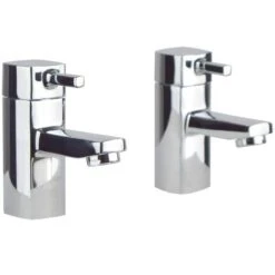 Boston Contemporary Set Of Hot And Cold Basin Sink Taps -Bathroom Faucet Store 16934325 3