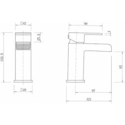 Modern Taps Basin Bathroom Sink Mono Mixer Waterfall Tap Lever Black Finish 11 Modern Taps Basin Bathroom Sink Mono Mixer Waterfall Tap Lever Black Finish -Bathroom Faucet Store 16938610 5