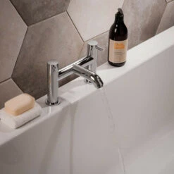 Chrome Bath Filler Mixer Tap Designer Bathroom Tub Lever Faucet -Bathroom Faucet Store 17014361 3