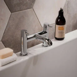 Chrome Bath Filler Mixer Tap Designer Bathroom Tub Lever Faucet -Bathroom Faucet Store 17014361 5