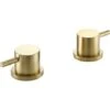 JTP Vos Deck Panel Valves Pair - Brushed Brass -Bathroom Faucet Store 17491100 1