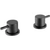 JTP Vos Deck Panel Valves Pair - Matt Black -Bathroom Faucet Store 17491131 1