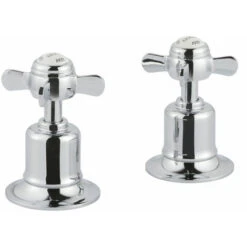 JTP Grosvenor Pinch Panel Valves Pair - Chrome