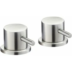 JTP Inox Deck Panel Valves Pair - Stainless Steel