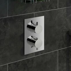 Mode Harrison Square Twin Thermostatic Shower Valve -Bathroom Faucet Store 17786707 2