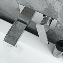 Mode Cooper Waterfall Wall Mounted Bath Mixer Tap -Bathroom Faucet Store 17787905 4