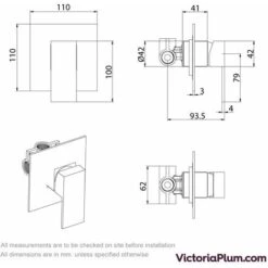 Orchard Square Manual Shower Valve -Bathroom Faucet Store 17791015 3