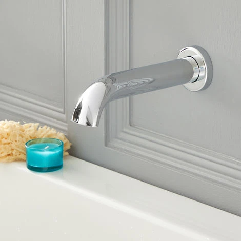 Milano Elizabeth - Traditional Wall Mounted Bath Filler Spout - Chrome 4 Milano Elizabeth - Traditional Wall Mounted Bath Filler Spout - Chrome - Image 2
