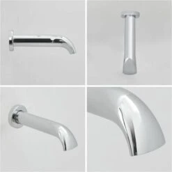 Milano Elizabeth - Traditional Wall Mounted Bath Filler Spout - Chrome 10 Milano Elizabeth - Traditional Wall Mounted Bath Filler Spout - Chrome -Bathroom Faucet Store 17887386 4