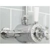 Milano Elizabeth - Traditional Dual Exposed Thermostatic Mixer Shower Valve - Chrome & White -Bathroom Faucet Store 17887388 1