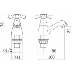 Aquariss Pair Of Bathroom Sink Basin Taps Twin Cross Head Handles Brass Faucet Polished Chrome Basin Pillar Taps Traditional 11 Aquariss Pair Of Bathroom Sink Basin Taps Twin Cross Head Handles Brass Faucet Polished Chrome Basin Pillar Taps Traditional -Bathroom Faucet Store 18016098 5