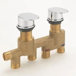 Sagittarius Metro Bath Mounted 3 Way Thermostatic Mixer Valve - Chrome -Bathroom Faucet Store 18024642 3