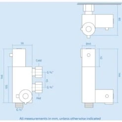 Mini Thermostatic Bar Shower Valve -Bathroom Faucet Store 18152739 5