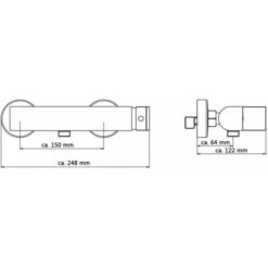 Shower Mixer IDROVIA Chrome SCHÜTTE -Bathroom Faucet Store 20293502 5
