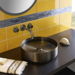 JTP Vos Lever Wall Valves Pair - Brushed Black -Bathroom Faucet Store 20911749 4