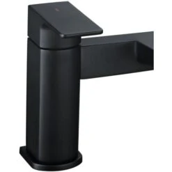Astra Contemporary Matte Black Bridge Deck Mounted Bath Filler Tap -Bathroom Faucet Store 22800764 3