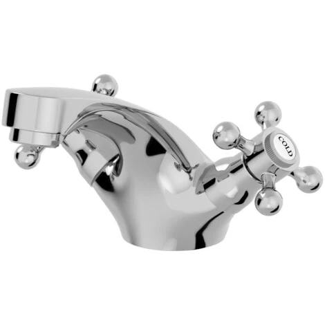 Traditional Bathroom Taps Set Mono Basin Sink Mixer Bath Shower Mixer Tap Chrome 7 Traditional Bathroom Taps Set Mono Basin Sink Mixer Bath Shower Mixer Tap Chrome - Image 5