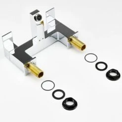 Bathroom Bath Filler Mixer Tap Square Brass Deck Mounted Chrome Lever Modern 10 Bathroom Bath Filler Mixer Tap Square Brass Deck Mounted Chrome Lever Modern -Bathroom Faucet Store 23851929 4