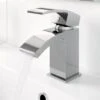 Modern Cloakroom Mini Mono Basin Sink Mixer Tap Curved Spout Lever Handle Chrome 2 Modern Cloakroom Mini Mono Basin Sink Mixer Tap Curved Spout Lever Handle Chrome -Bathroom Faucet Store 23851932 1