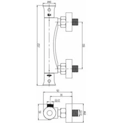 Modern Bar Mixer Shower Valve Only Thermostatic Chrome Conical Bottom Outlet -Bathroom Faucet Store 24122012 3