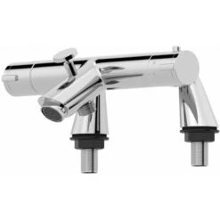 Bathroom Luxury Chrome Thermostatic Bath Shower Mixer Valve Single Head Riser -Bathroom Faucet Store 24169677 3