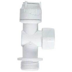 Oracstar PolyFit 15mm X 3/4" White Application Valve Plumbing Fitting