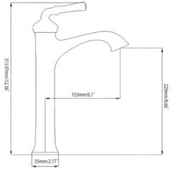 Vintage Style Mixer Tap In Solid Chrome Plated Brass -Bathroom Faucet Store 28355451 2