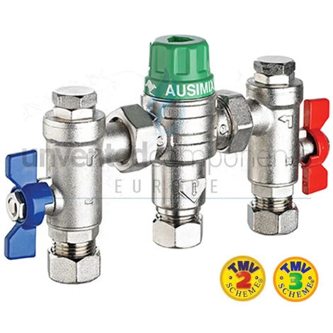 Reliance - Ausimix 22mm Compact 4 In 1 Thermostatic Mixing Valve HEAT110785 3 Reliance - Ausimix 22mm Compact 4 In 1 Thermostatic Mixing Valve HEAT110785