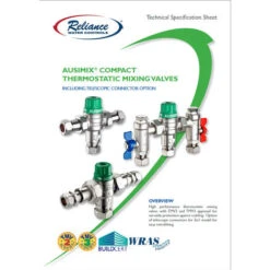 Reliance 15mm Compact 2 In 1 Thermostatic Mixing Valve HEAT110750 -Bathroom Faucet Store 28831206 2