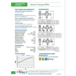 Reliance 15mm Compact 2 In 1 Thermostatic Mixing Valve HEAT110750 -Bathroom Faucet Store 28831206 3