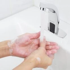 PrimeMatik - Automatic Faucet With Square Infrared Sensor -Bathroom Faucet Store 28872075 3